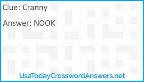 Crannies' partners Crossword Clue. . Crannies crossword clue